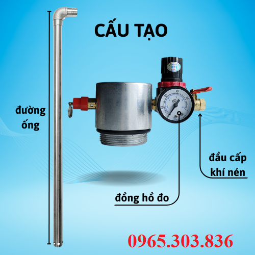 Cau tao bo Kit bom xang dau chay bang khi nen