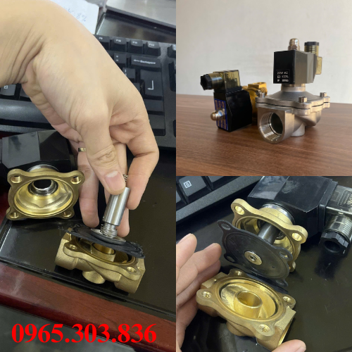 Cấu tạo chính của van điện từ 220V