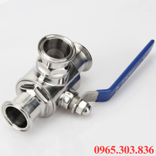 Đặc điểm van bi 3 ngã inox vi sinh tay gạt