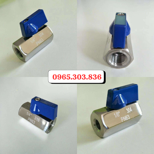 Đặc điểm van bi mini inox 304 PN63
