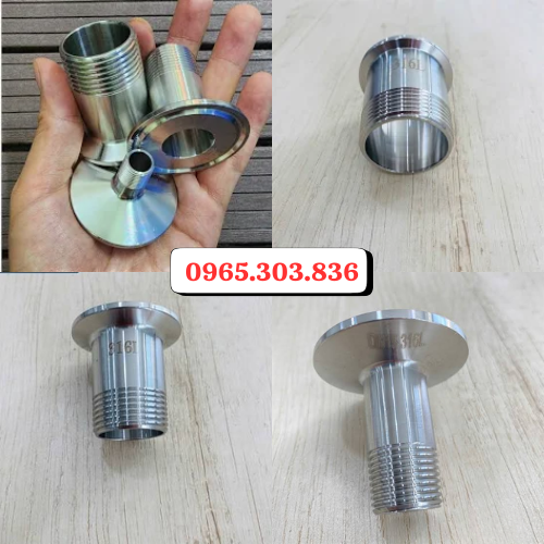 Địa chỉ cung cấp mặt clamp ren ngoài inox vi sinh uy tín