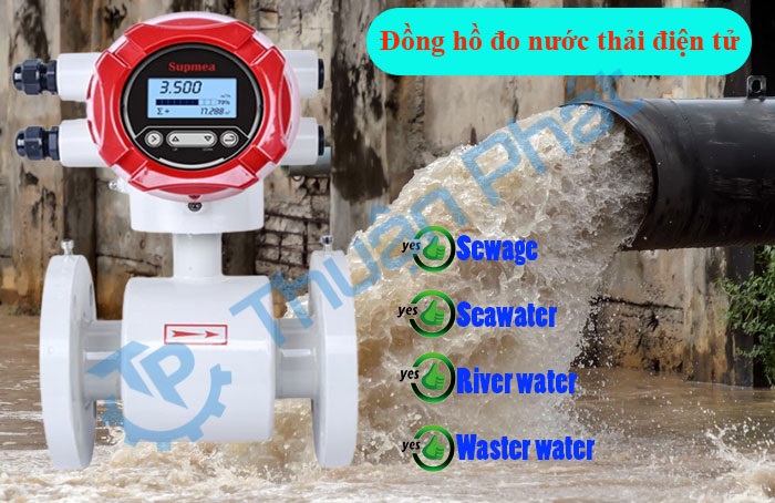 Đồng hồ đo lưu lượng nước thải điện tử
