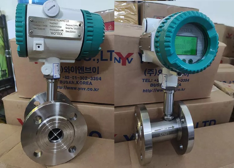 đồng hồ đo nước điện tử turbine