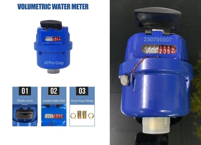 Đồng hồ đo nước thể tích và tốc độ
