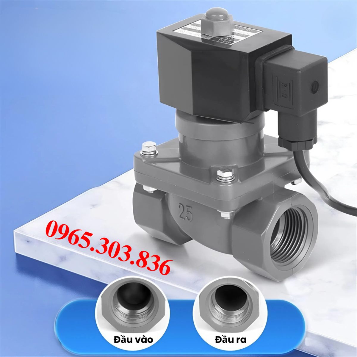 Hình ảnh thực tế van điện từ hoá chất