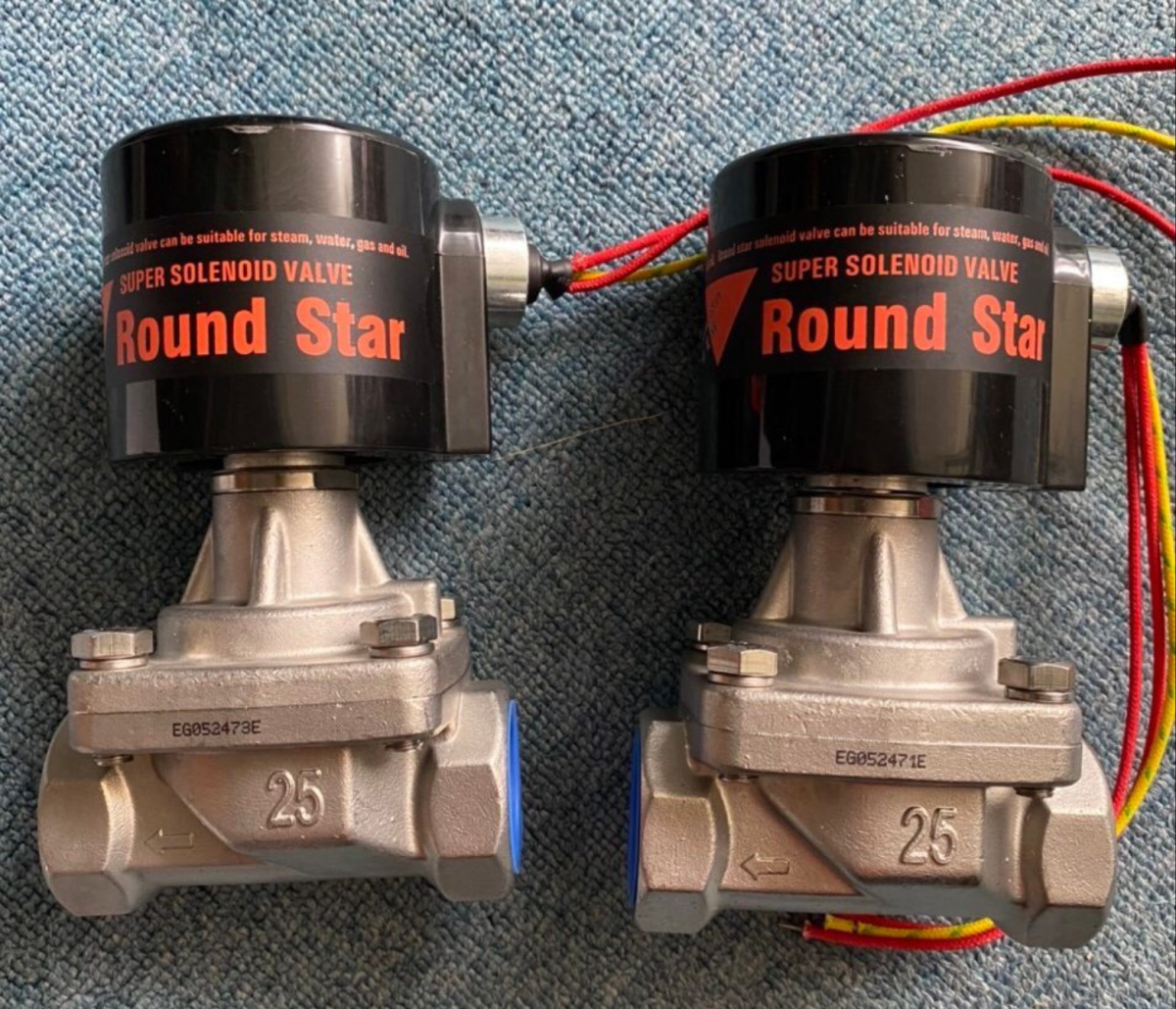 Hình ảnh thực tế van điện từ Round Star