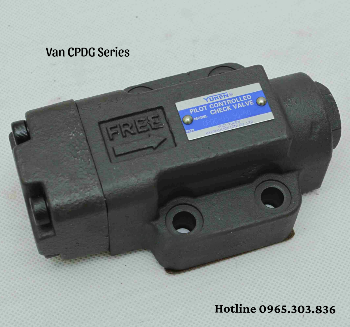 Hình ảnh van một chiều thuỷ lực CPDG Series