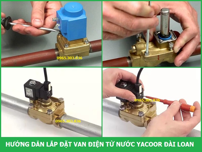 Hướng dẫn lắp đặt van điện từ nước Yacoor