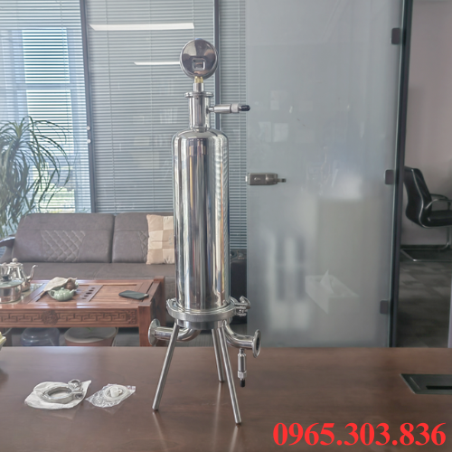Hướng dẫn lắp đặt, vận hành bình lọc vi sinh inox 10 inch