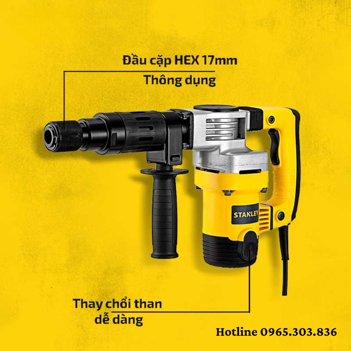 Máy đục phá bê tông – Stanley