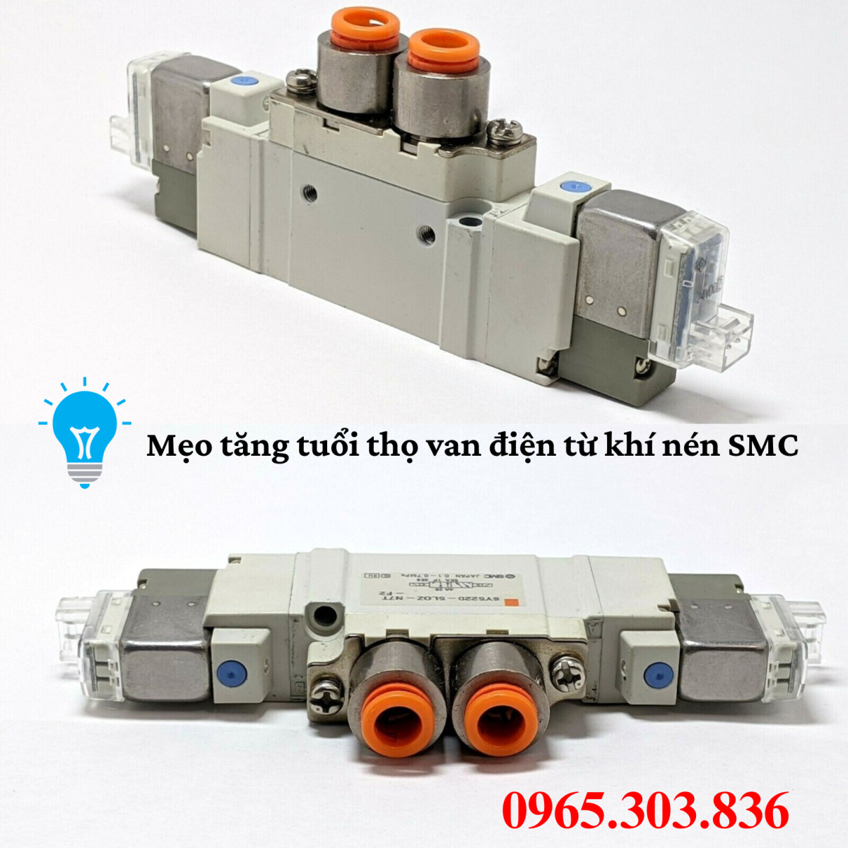 Mẹo giúp tăng tuổi thọ van điện từ khí nén SMC