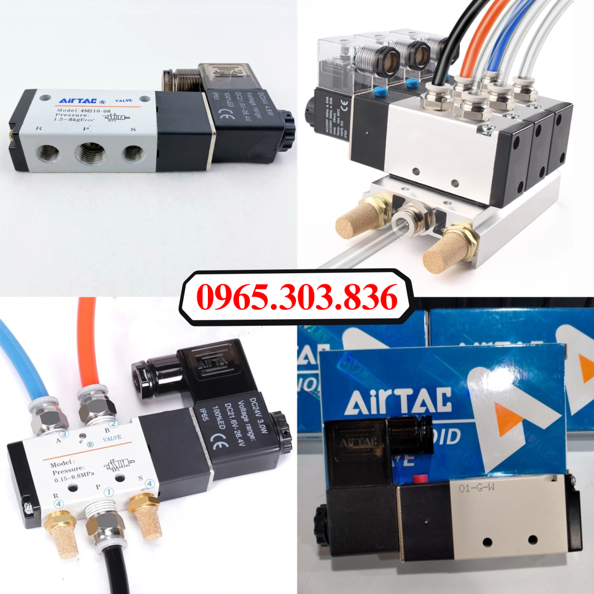 Môi trường ứng dụng van điện từ Airtac 4M210 – 08