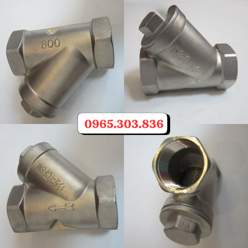 Phân loại y lọc ren inox phổ biến