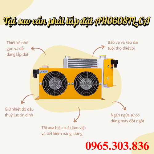 Tại sao cần phải lắp đặt quạt làm mát dầu AH0608TL – CA