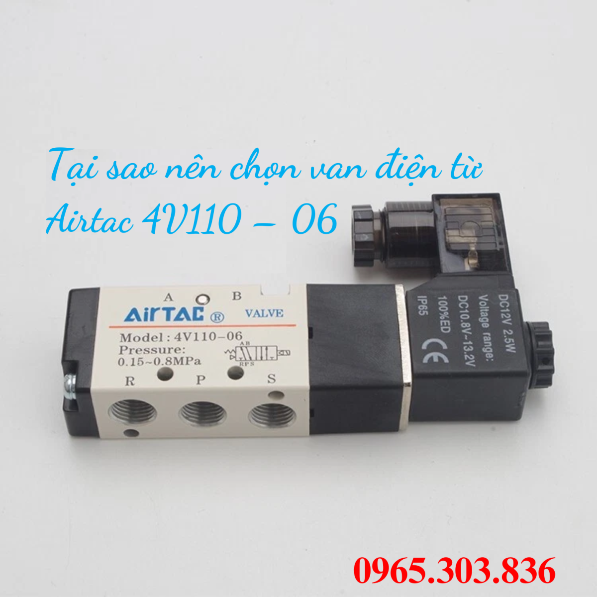 Tại sao nên chọn van điện từ Airtac 4V110 – 06