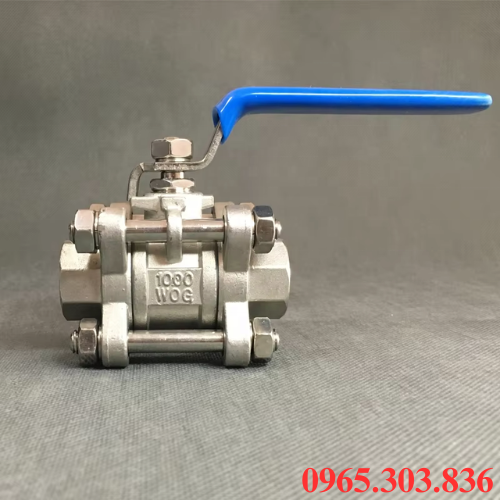 Tiêu chuẩn, cách lựa chọn van bi 3PC nối ren tay gạt inox