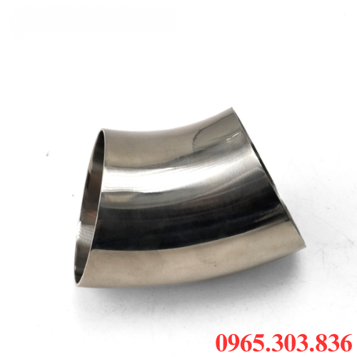 Tiêu chuẩn sản xuất cút hàn 45 độ inox vi sinh