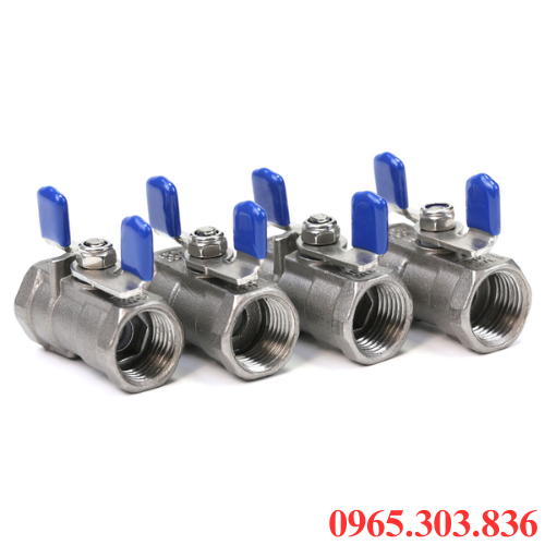 Cấu tạo van bi inox tay bướm