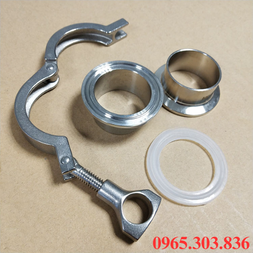 Ứng dụng bộ clamp inox vi sinh trong thực tế