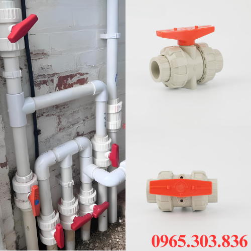 Ứng dụng thực tế van bi nhựa PPH