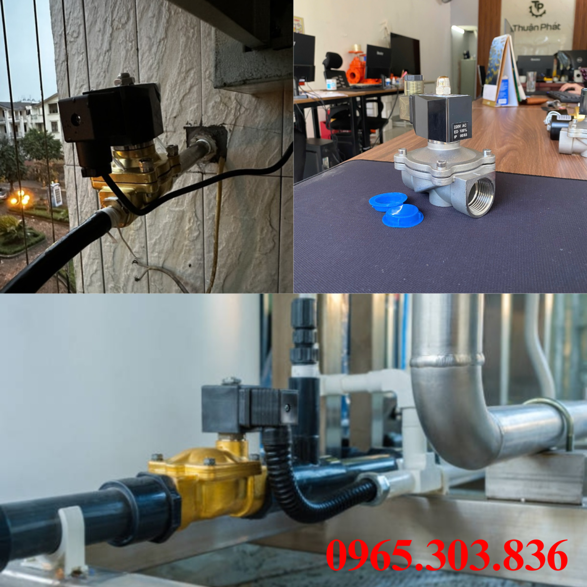 Ứng dụng thực tế van điện từ 220V