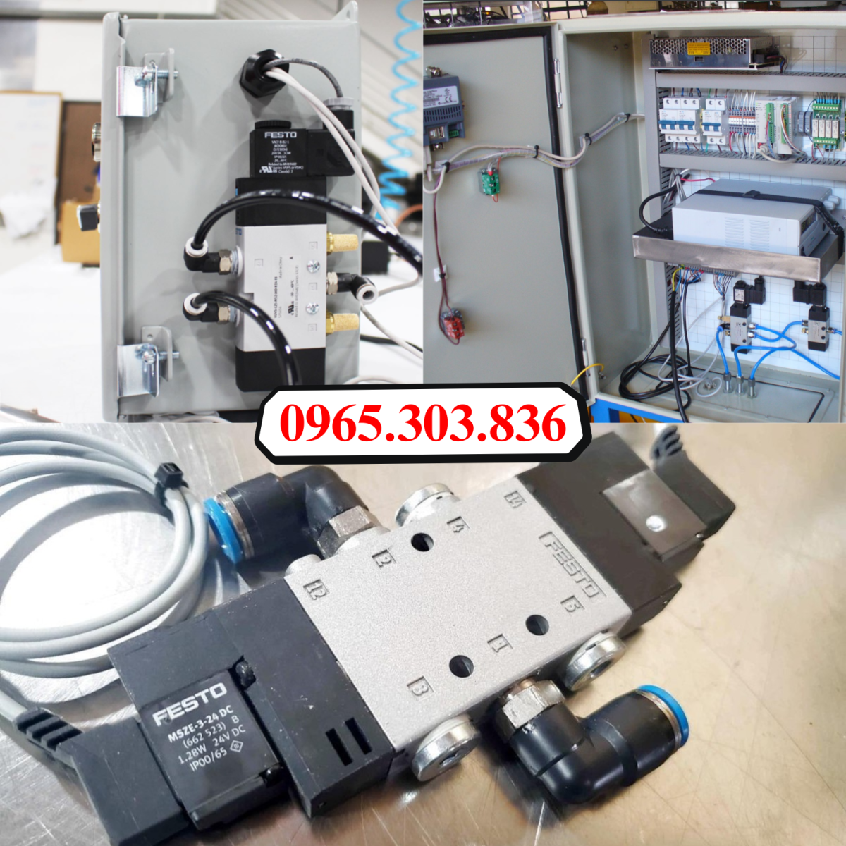 Ứng dụng thực tế van điện từ khí nén Festo