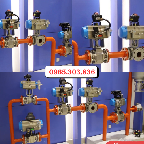 Ứng dụng van bi có tán 3 ngã