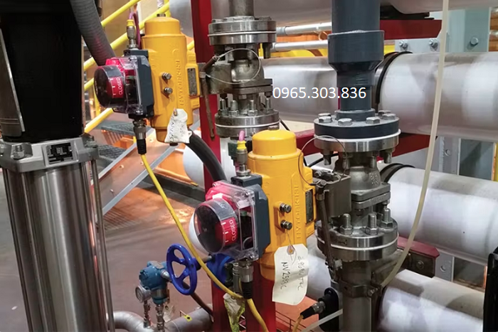 Ứng dụng van bi điều khiển khí nén cho ngành công nghiệp sản xuất