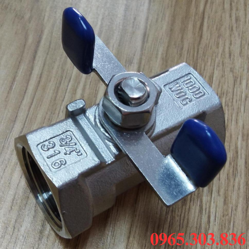 Ứng dụng van bi inox tay bướm