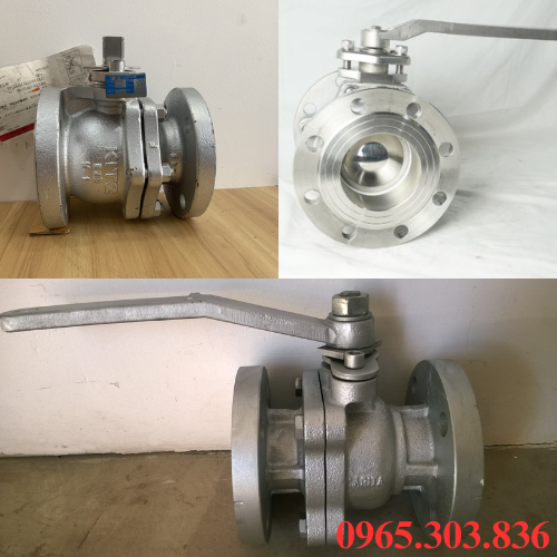 Ứng dụng van bi mặt bích JIS 10K tay gạt