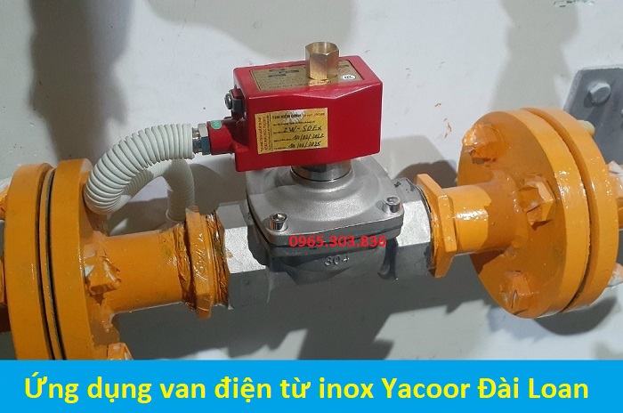 Ứng dụng van điện từ inox Yacoor Đài Loan