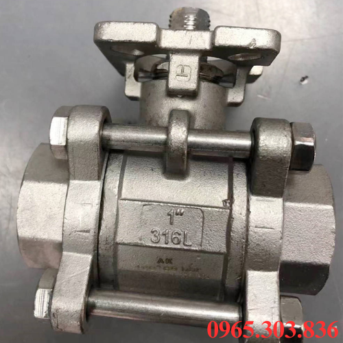 Ưu điểm van bi 3PC nối ren tay gạt inox