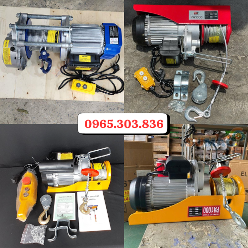 Vai trò máy tời điện 220V trong hệ thống