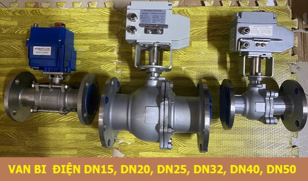 Van bi điều khiển điện DN15, DN20, DN25, DN32, DN40, DN50, DN65