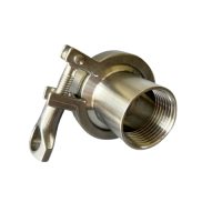 Bộ clamp ren trong inox vi sinh 