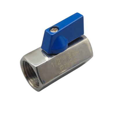 Van Bi Mini Inox 304 PN63 Áp Lực Cao Van Bi Mini Inox 304 PN63 Áp Lực Cao